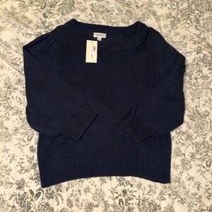 Evereve Midnight Blue Crew Neck Sweater